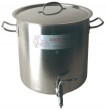 Maischekessel Edelstahl 150 l + Hahn 4/4 