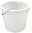 eimer weiss 14 l ohne deckel + tulle