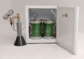 Fa�bierk�hlschrank A+ f�r 2x 5 Liter Dosen - mit Kompressor -TOPP!!!