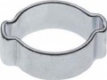 2-Ohr-Schlauchklemmen 4mm - 100 St�ck verzinkt