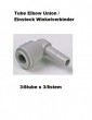 Einsteck Winkelverbinder 3/8tube x 3/8stem

