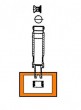 Dichtung am St��el f�r Keg - Verschluss (Korb-Fitting) (Micro Matic und Hiwi)