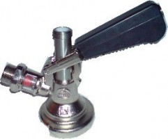 Zapfkopf - Keg Verschluss ,  Kombi - Fitting - oberer Ausgang (Kelleranstich)