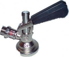 Zapfkopf Keg Verschluss Flach Fitting seitlicher Ausgang (Thekenanstich)