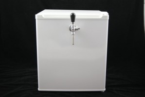 Fa�bierk�hlschrank A+ f�r 2x 5 Liter Dosen - mit Kompressor und 2 Zapfh�hnen -TOPP!!!