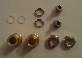 Zubeh�rset f�r Kolben- oder Kompensatorschankhahn 2-leitig (Bierleitungsreinigungsger�t)