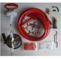 Gro�e Reinigungsets 2-leitige Zapfanlage