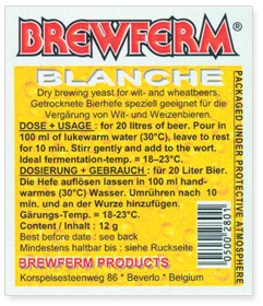 ich-zapfe Bierhefe BREWFERM BLANCHE 12 gr