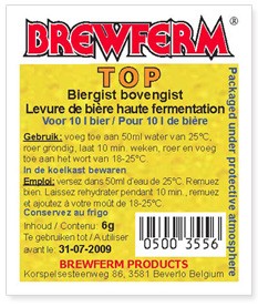 ich-zapfe Bierhefe BREWFERM TOP 6 gr