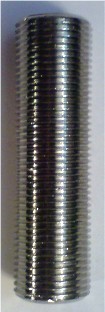 ich-zapfe Schankhahnstutzen einseitig Einstich,NW 7mm - 5/8 Zoll Gewinde, 70mm